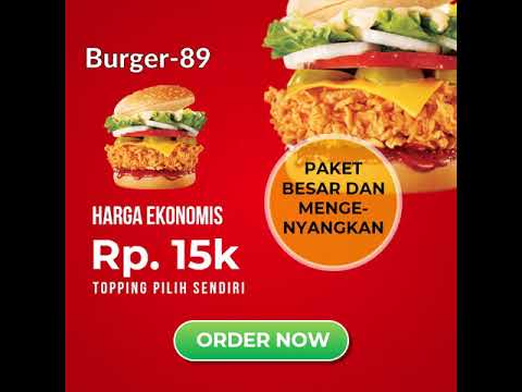 GRATIS TEMPLATE POWERPOINT CONTOH VIDEO PROMOSI BURGER