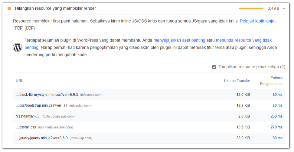 faktor yang mempengaruhi kecepatan website