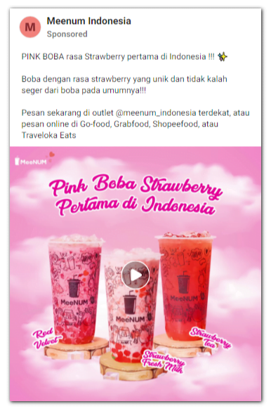 contoh iklan minuman boba