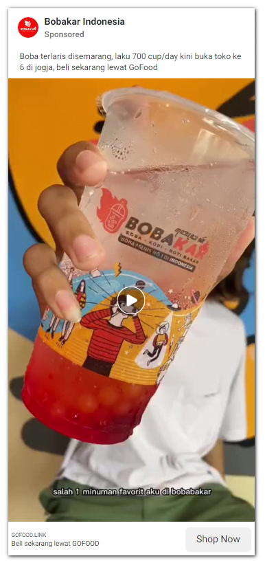 contoh iklan minuman boba