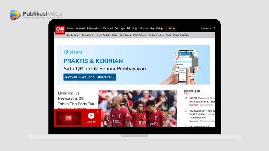 cara pasang iklan di cnn