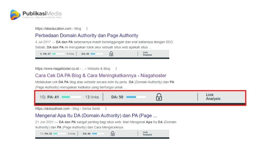 cara cek dan pa