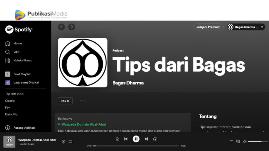 cara membuat podcast di spotify