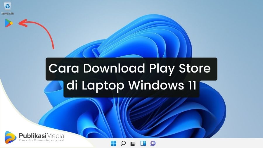 cara download play store di laptop