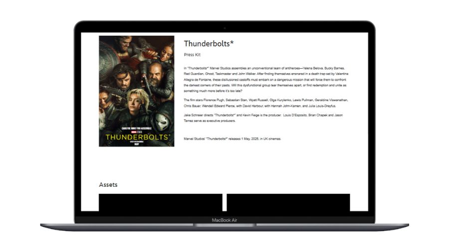contoh press kit film
