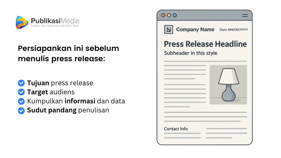 template press release