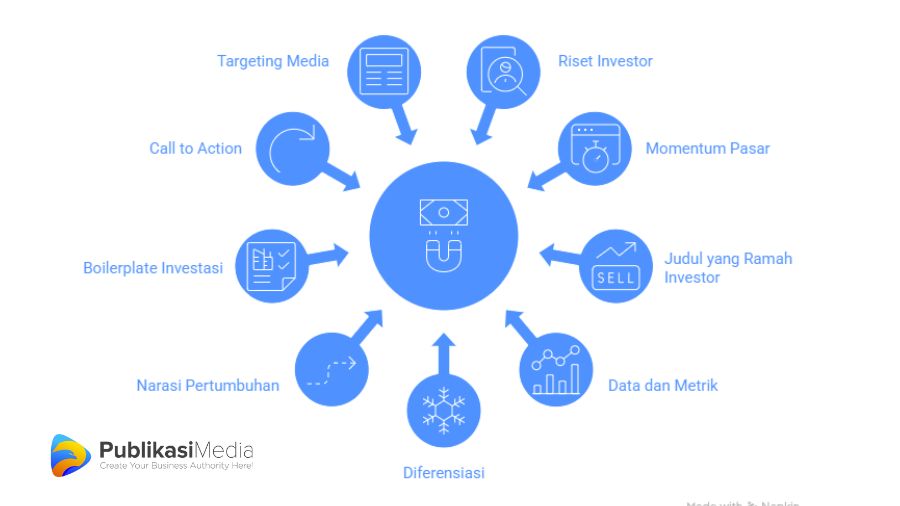 cara menarik investor dengan press release