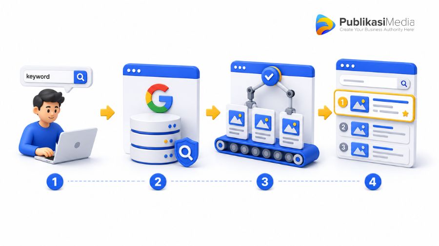 cara kerja search engine google