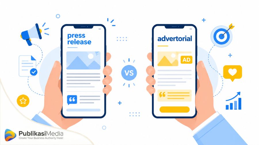 press release vs advertorial