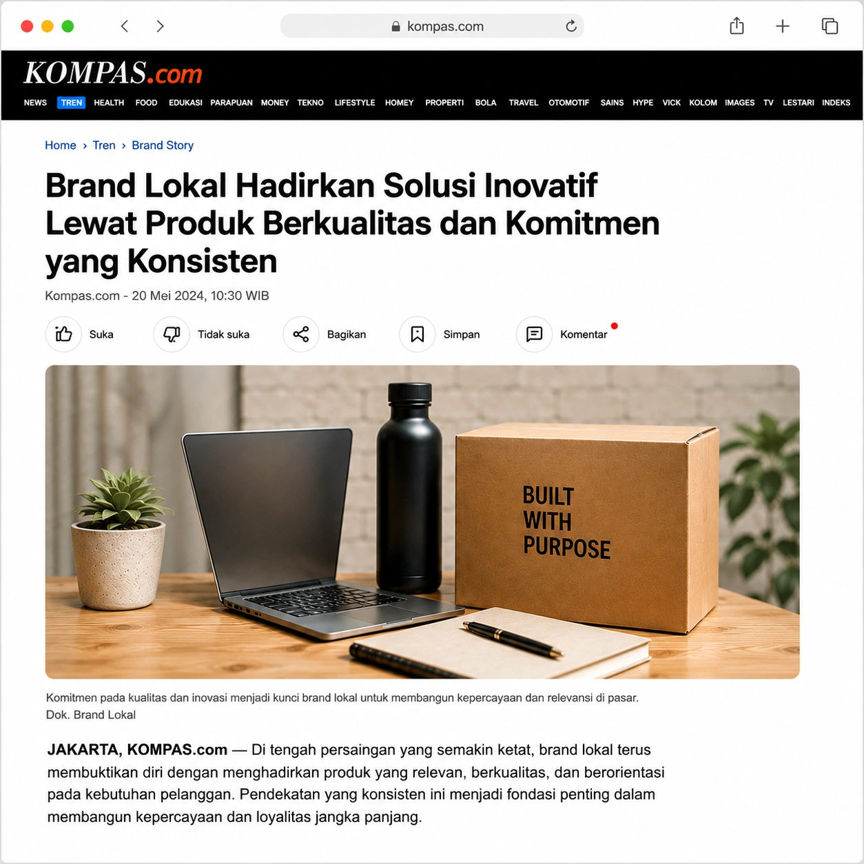 Brand Trust & Product Story