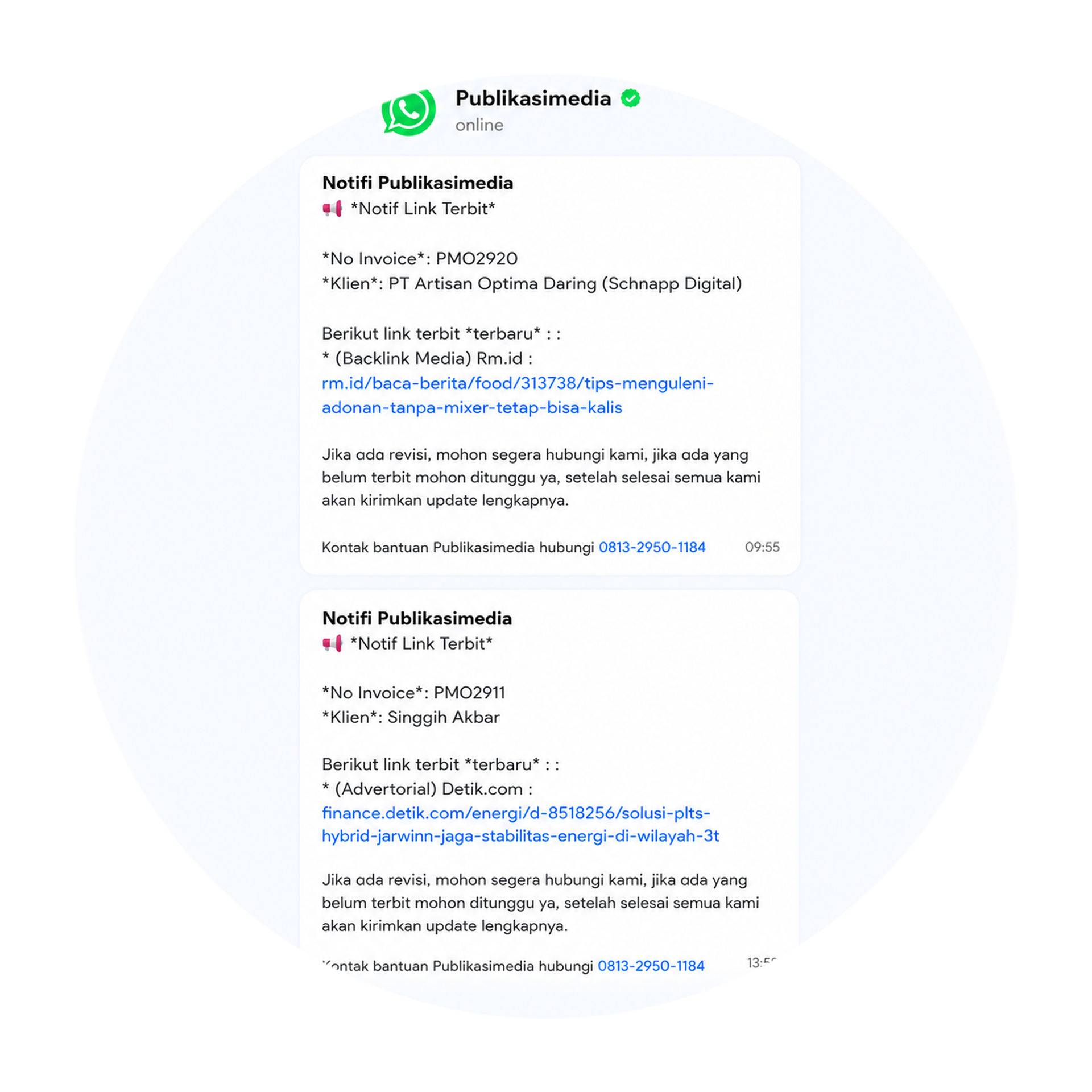 Notif Tayang Publikasimedia