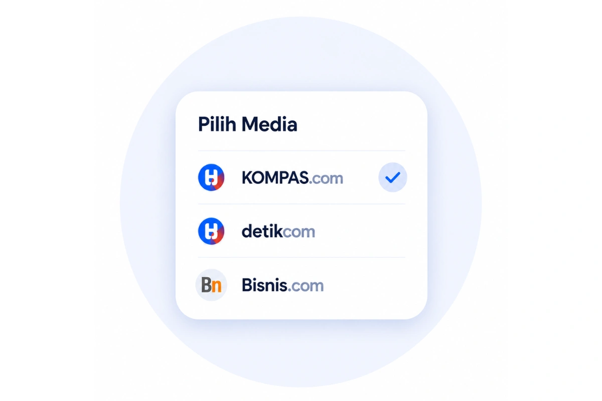 memilih media